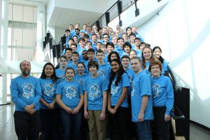 2016 Team standing on stairs